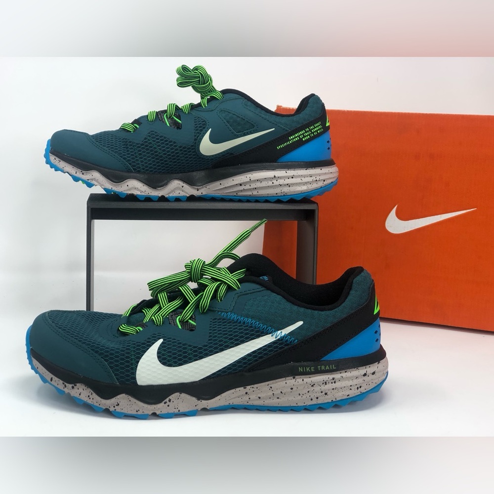 Nike Mens Juniper Trail Running Dark Teal Green CW3808 402 Running Shoes- Size 7 - Picture 7 of 9